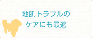 地肌トラブルのケアにも最適